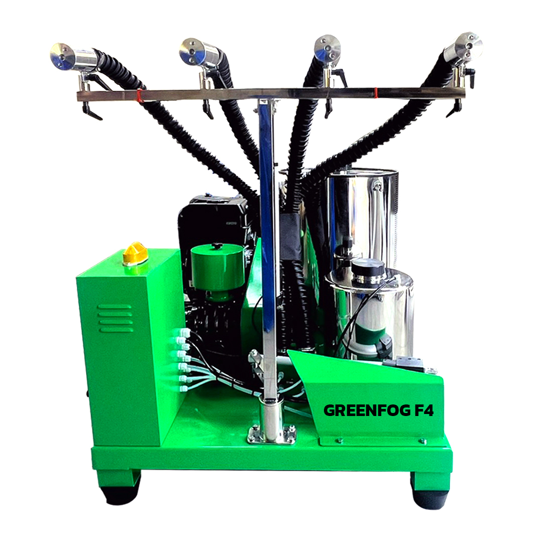 เครื่องพ่นละอองฝอยติดตั้งหลังรถยนต์ GREENFOG F4